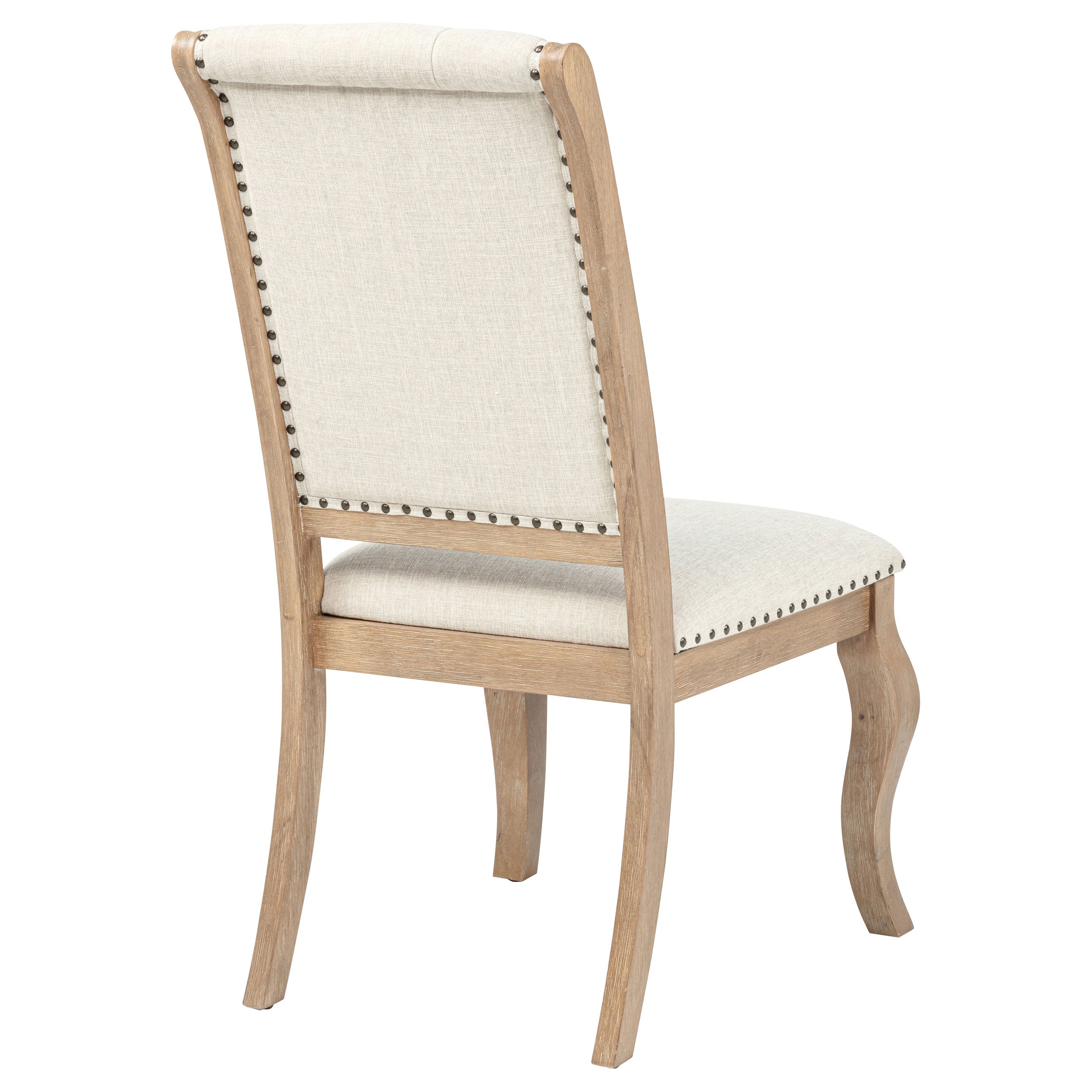 Brockway Upholstered Dining Chair Barley Brown (Set of 2) — view 9