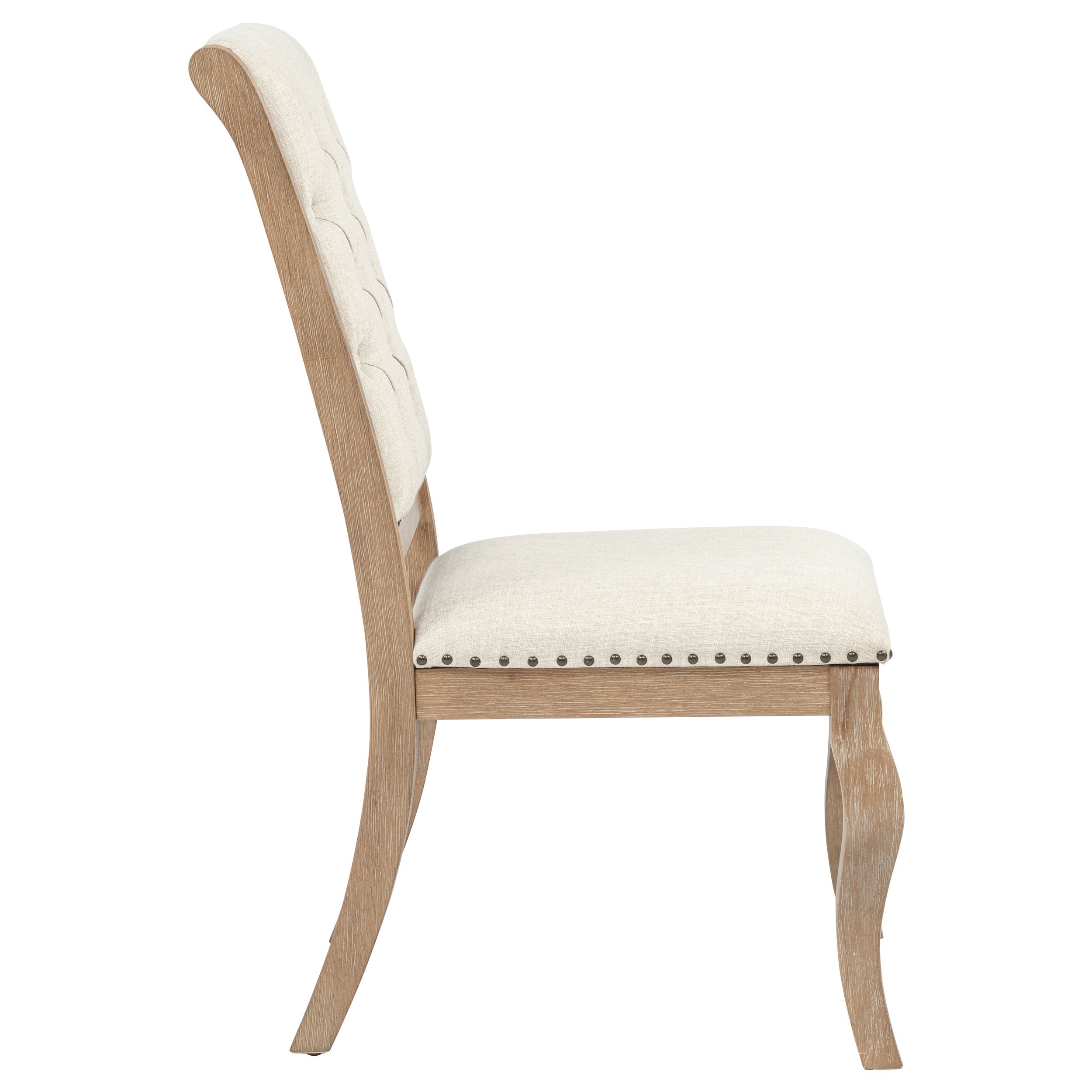 Brockway Upholstered Dining Chair Barley Brown (Set of 2) — view 10