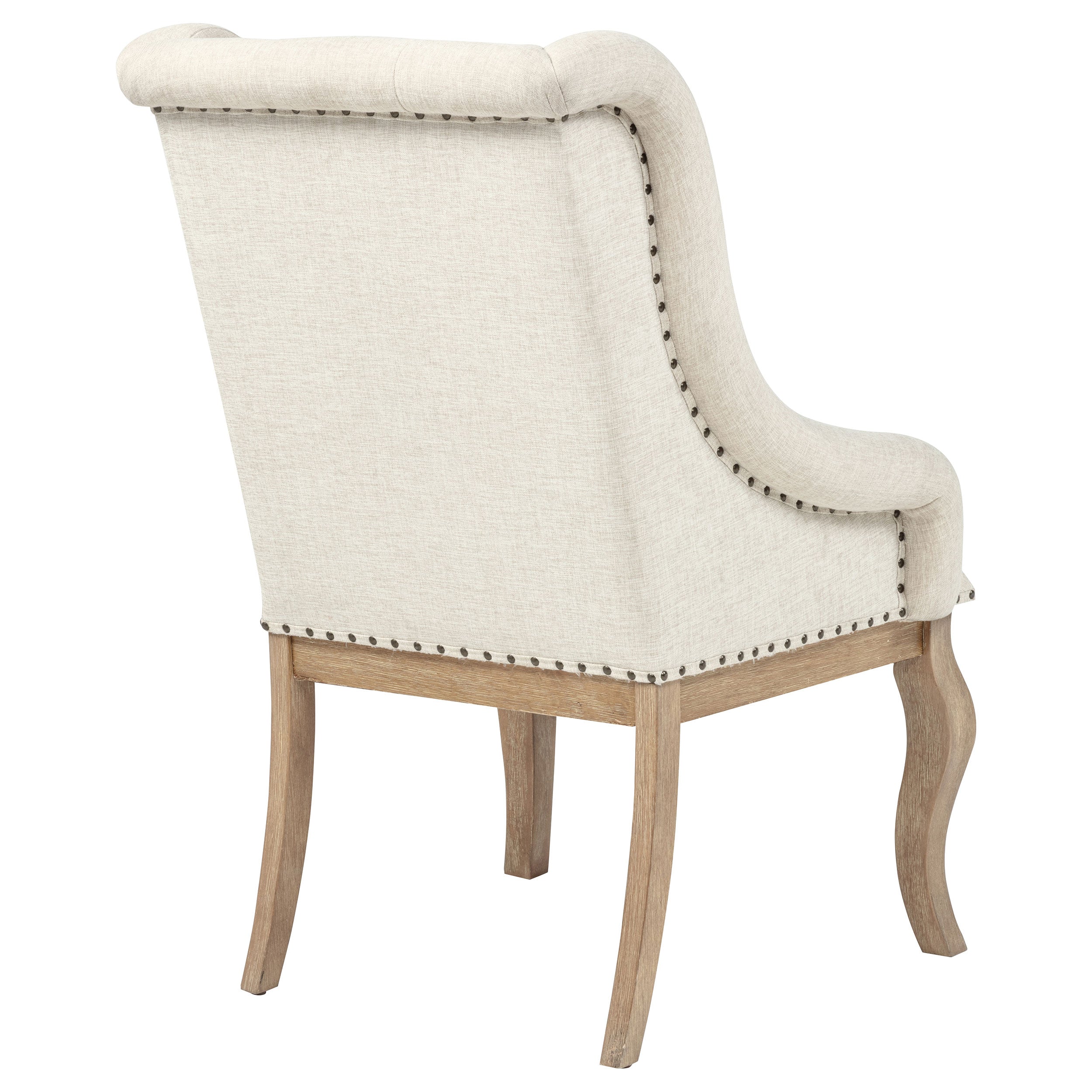 Brockway Upholstered Arm Chair Barley Brown (Set of 2) — view 9