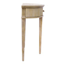 Vintage Inspired Storage Console Table With Fluted Doors