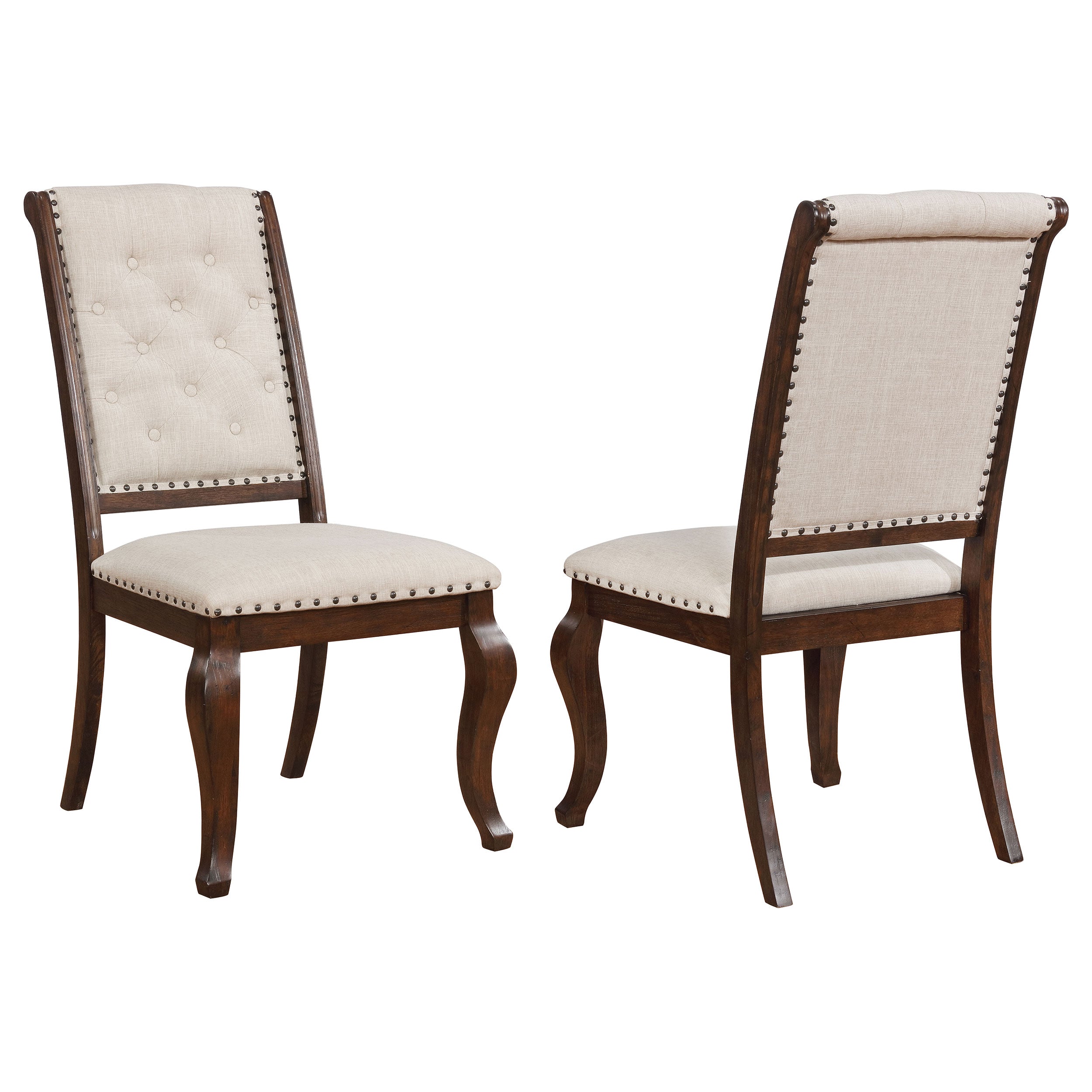Brockway Upholstered Dining Chair Barley Java (Set of 2) — view 1