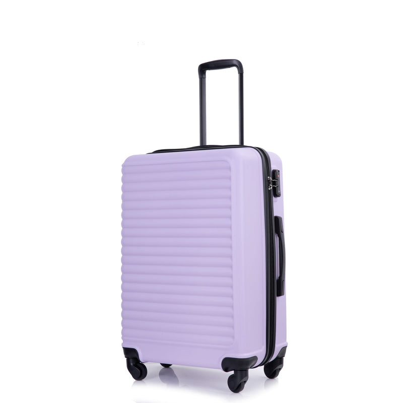 3 Piece Luggage Sets Lightweight Suitcase With Two Hooks, Spinner Wheels, Tsa Lock