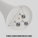 Mid-Century Round Dining Table With Pedestal Base For 2 - 4 People