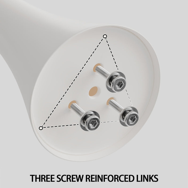 Mid-Century Round Dining Table With Pedestal Base For 2 - 4 People