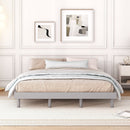 Modern Design Queen Floating Platform Bed Frame for Grey Color