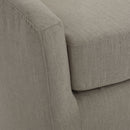 Contemporary Swivel Glider Chair With 360 Degree Rotation