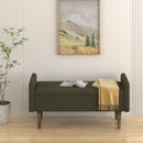 Teddy Velvet Storage Stool With Storage Space For Apartments