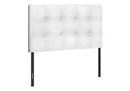 Twin Size, Bed Headboard Only, Upholstered, Transitional - White