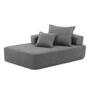 Frame For Oversized Modular U Shaped Sectional, Floor Couch Convertible Compressed Couch Spacious Foam Filled Sofa