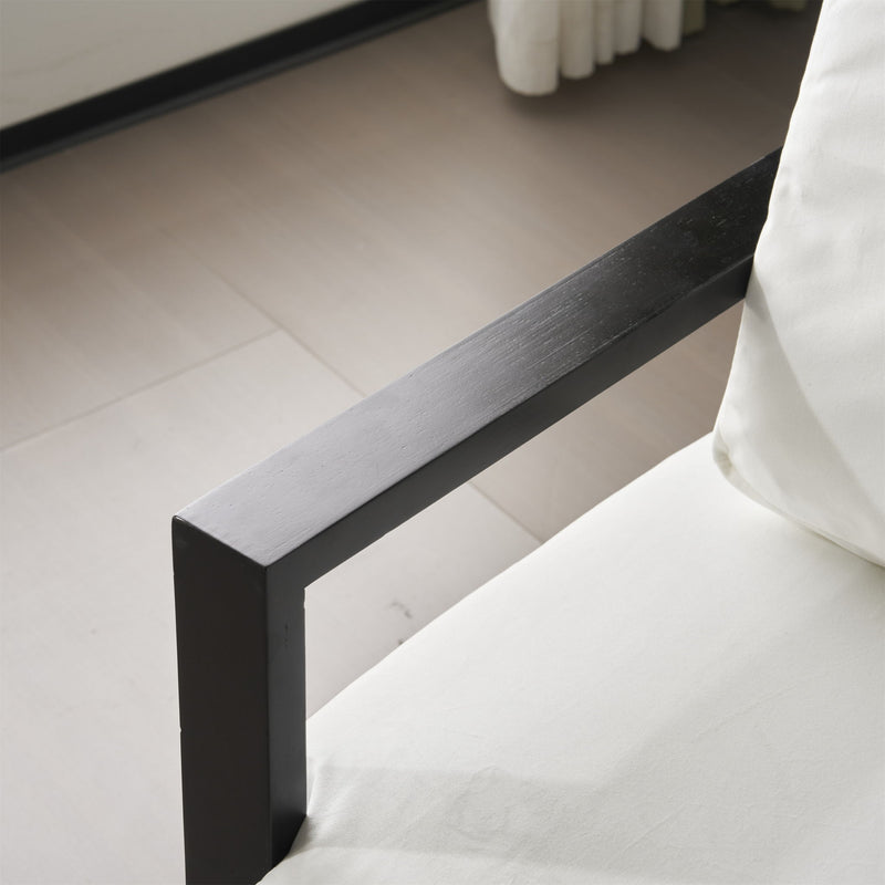 Modern Armchair With Solid Wood Frame