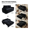Pull Out Sofa Bed, 3 Seat Convertible Sleeper Sofa With 2 In 1 Pillow And Blanket Set