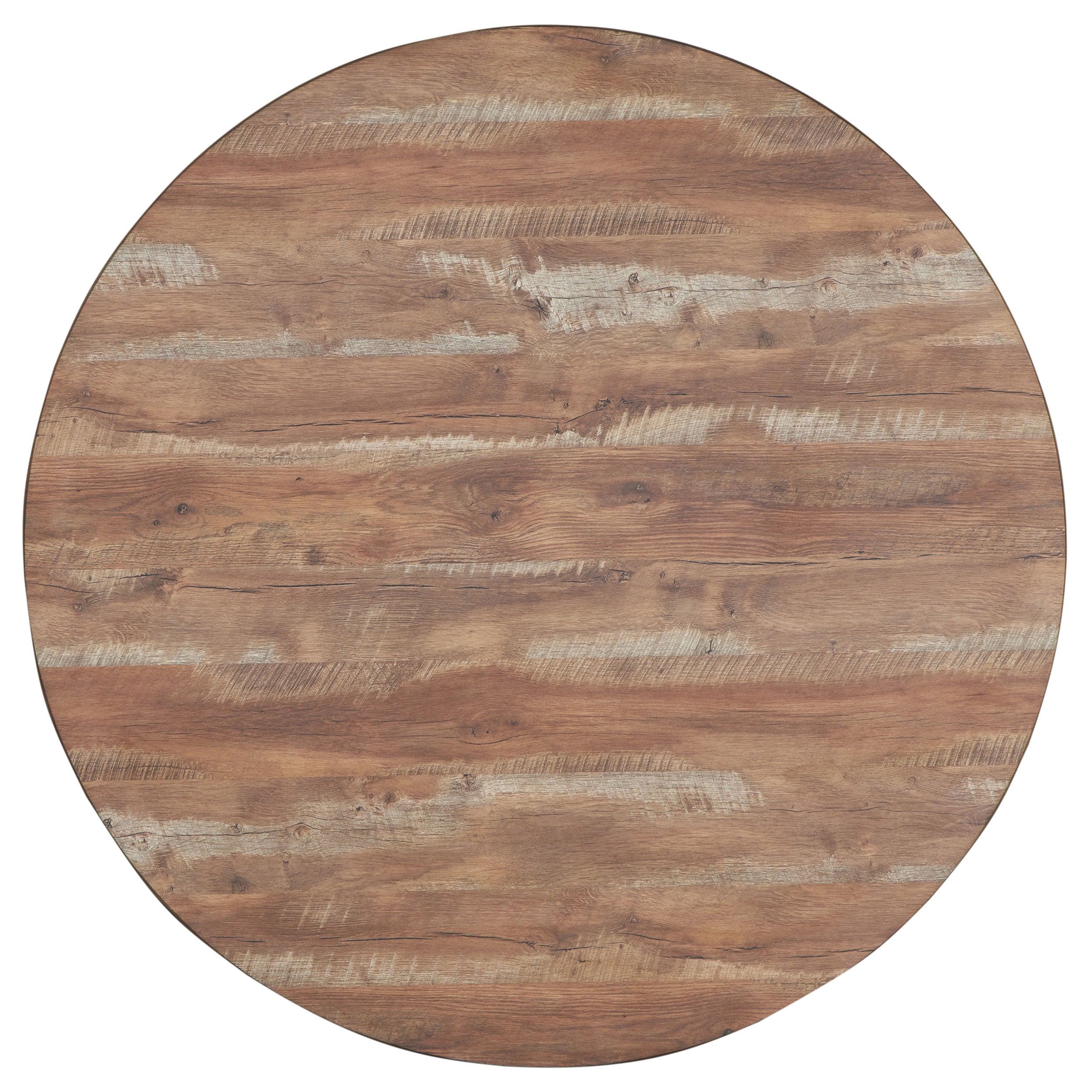 Gibson Round 50-inch Counter Height Dining Table Yukon Oak — view 6