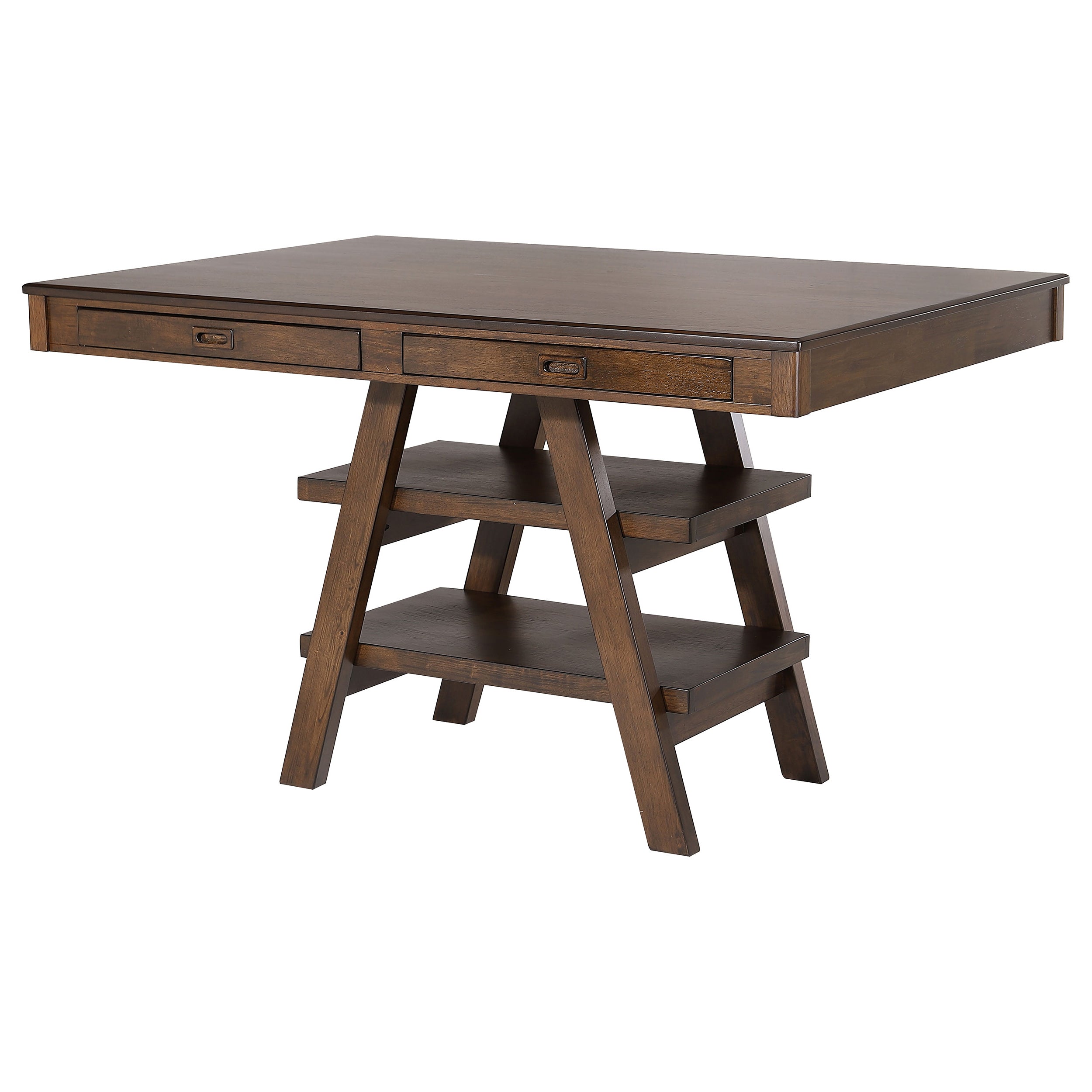 Dewey Rectangular 60-inch Counter Height Dining Table Walnut — view 4