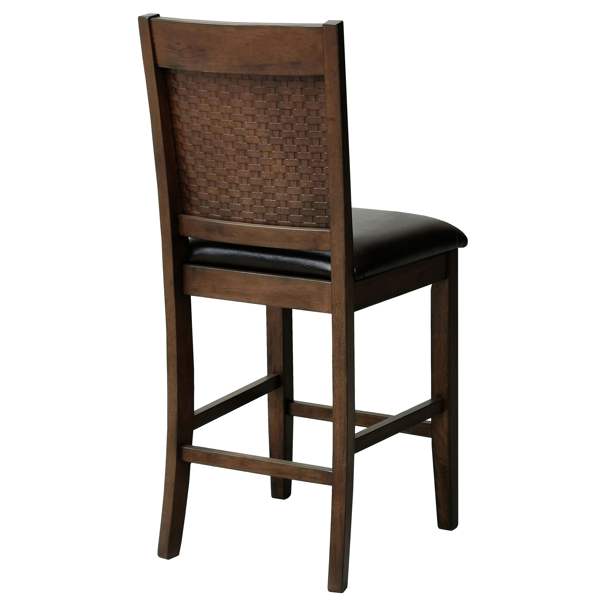 Dewey Upholstered Counter Chair Walnut (Set of 2) — view 8
