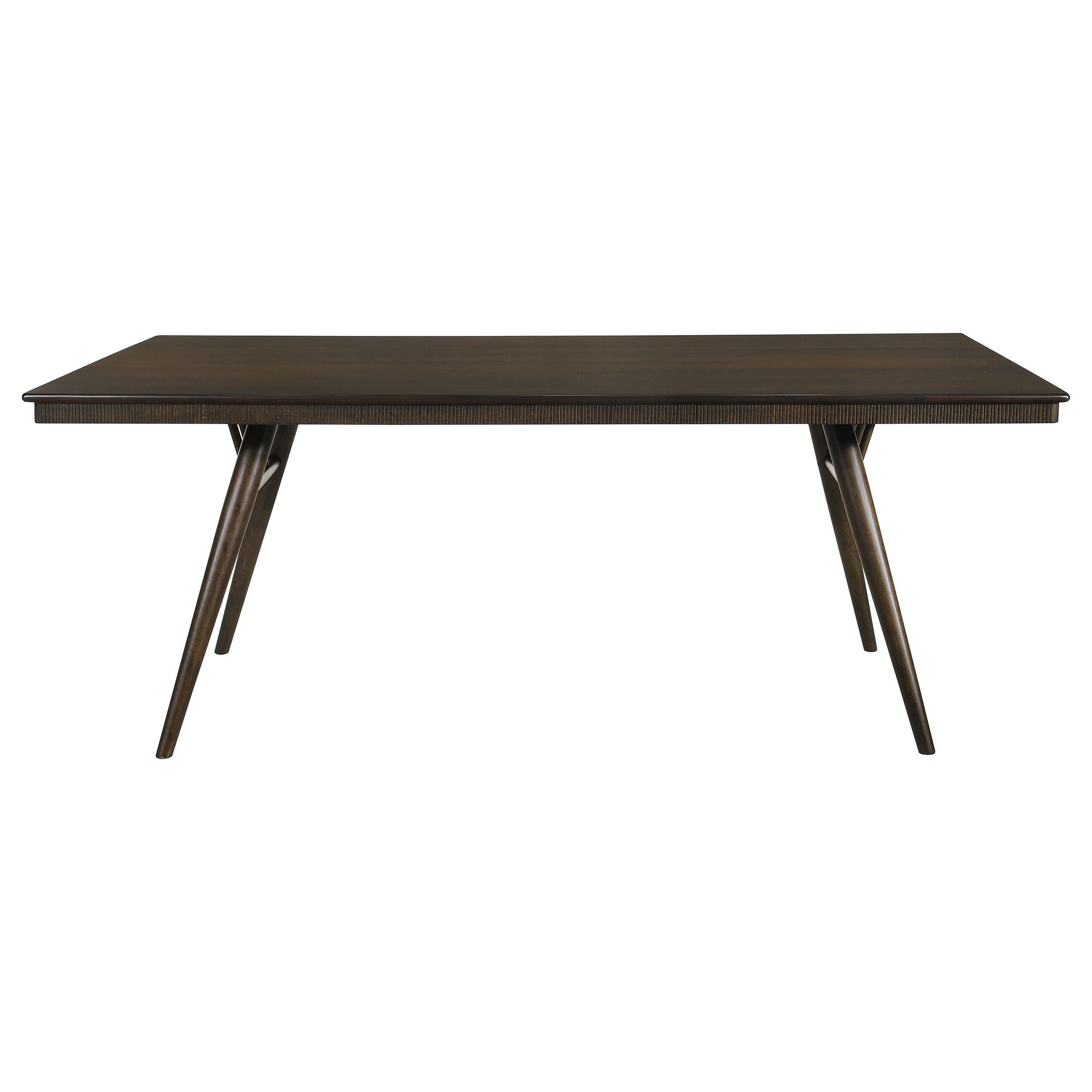 Wes 5-piece Rectangular Dining Table Set Dark Walnut — view 4