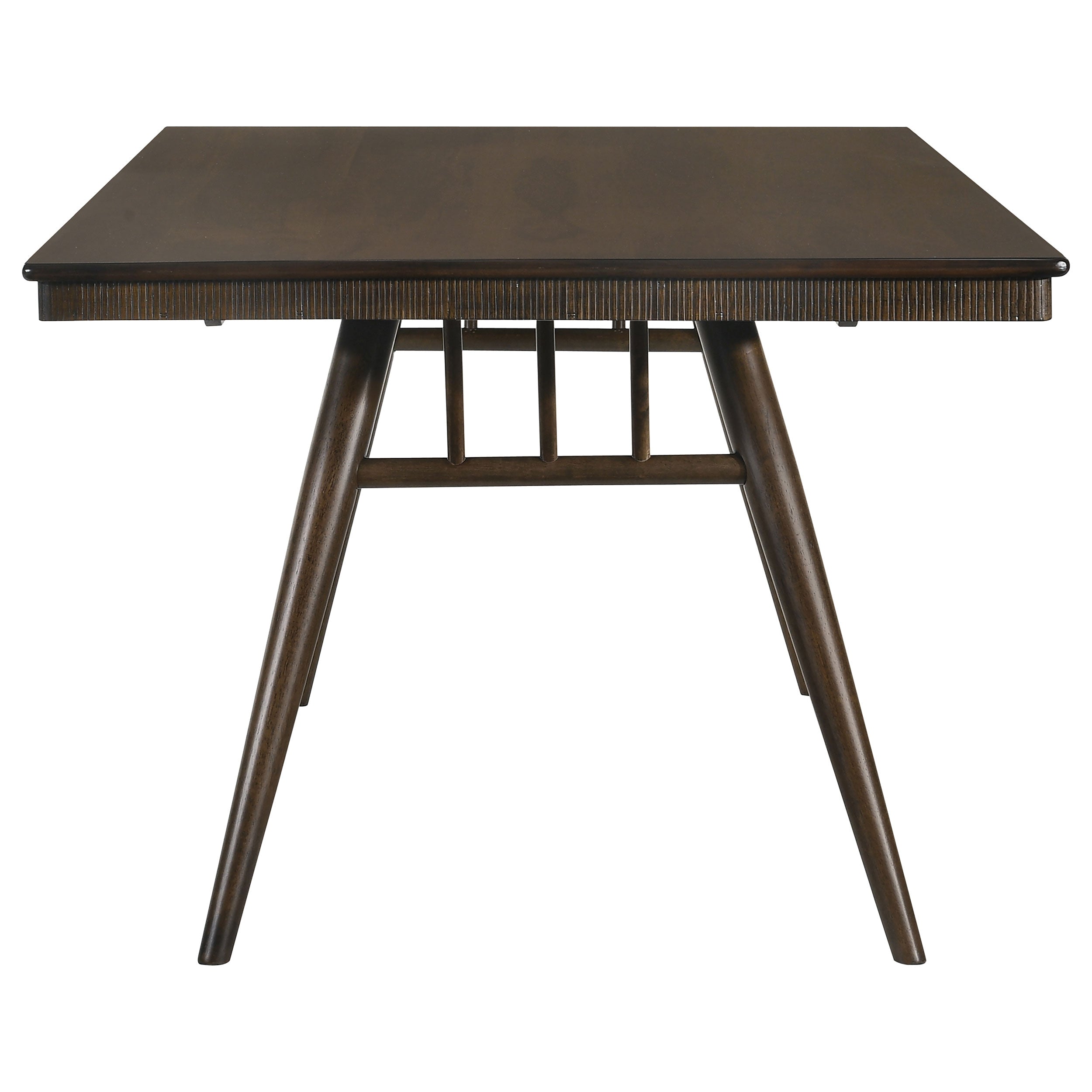 Wes Rectangular 80-inch Wood Dining Table Dark Walnut — view 4