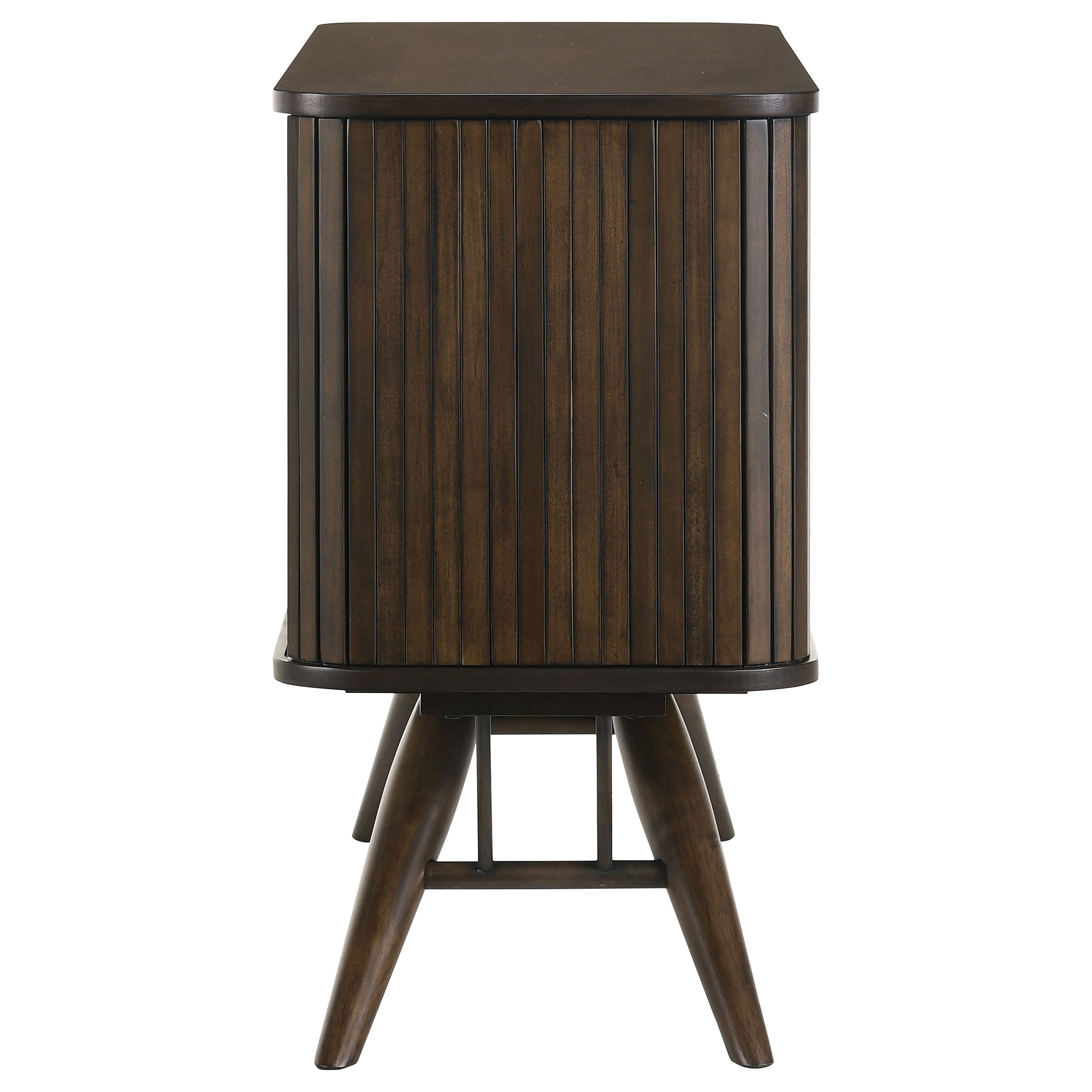 Wes 2-door Sideboard Buffet Storage Cabinet Dark Walnut — view 6