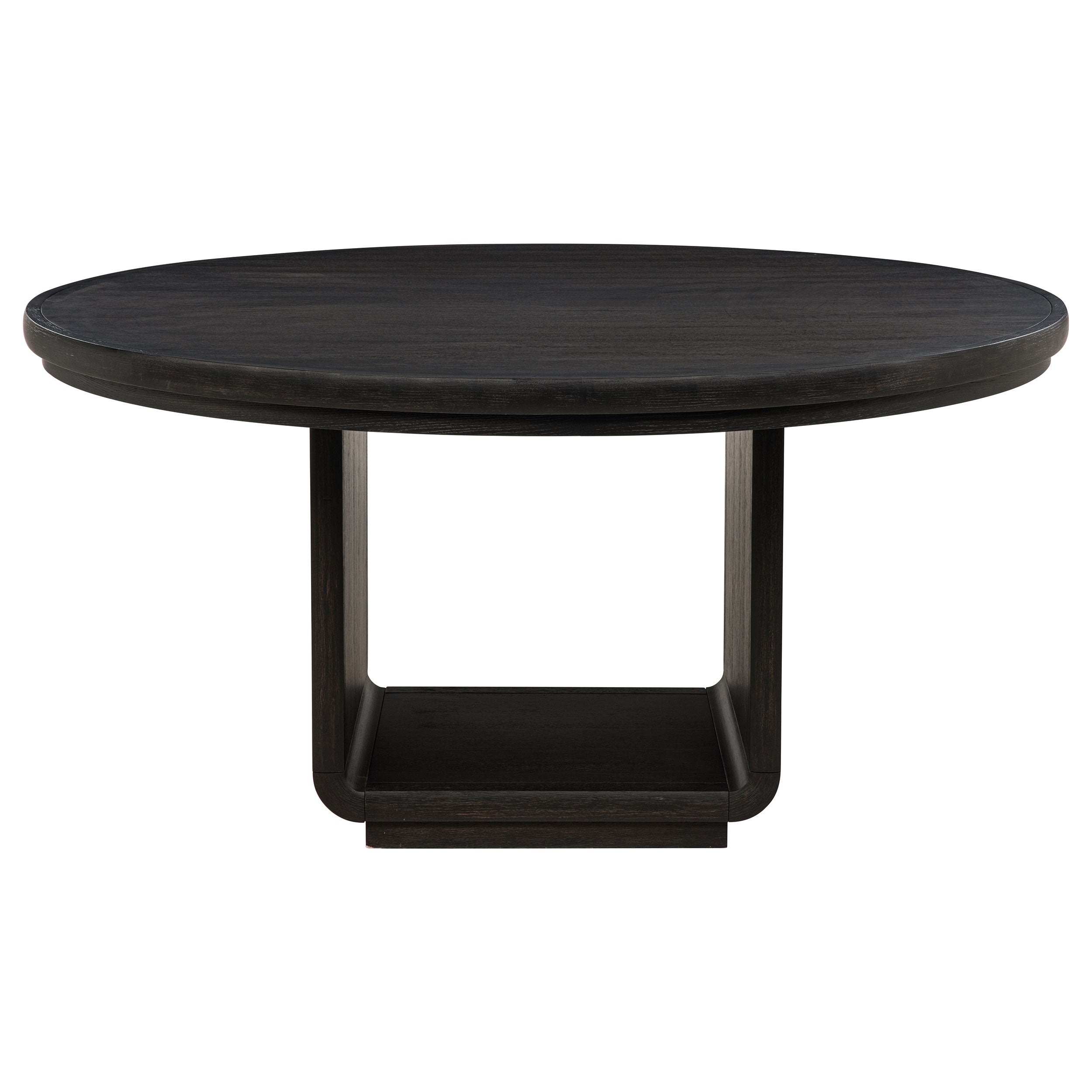 Leandro 7-piece Round Dining Table Set Burnished Black — view 4