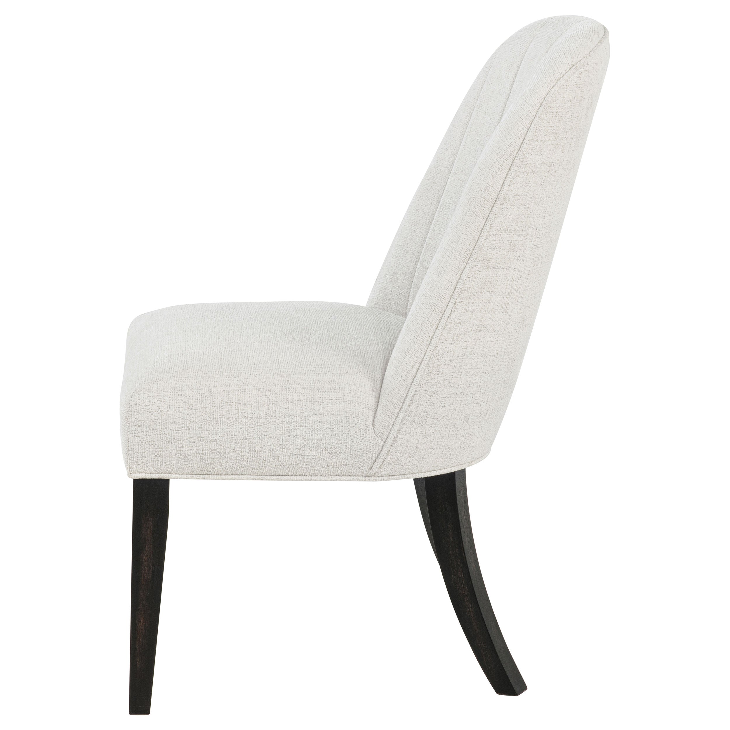 Leandro Upholstered Dining Side Chair Cream (Set of 2) — view 6