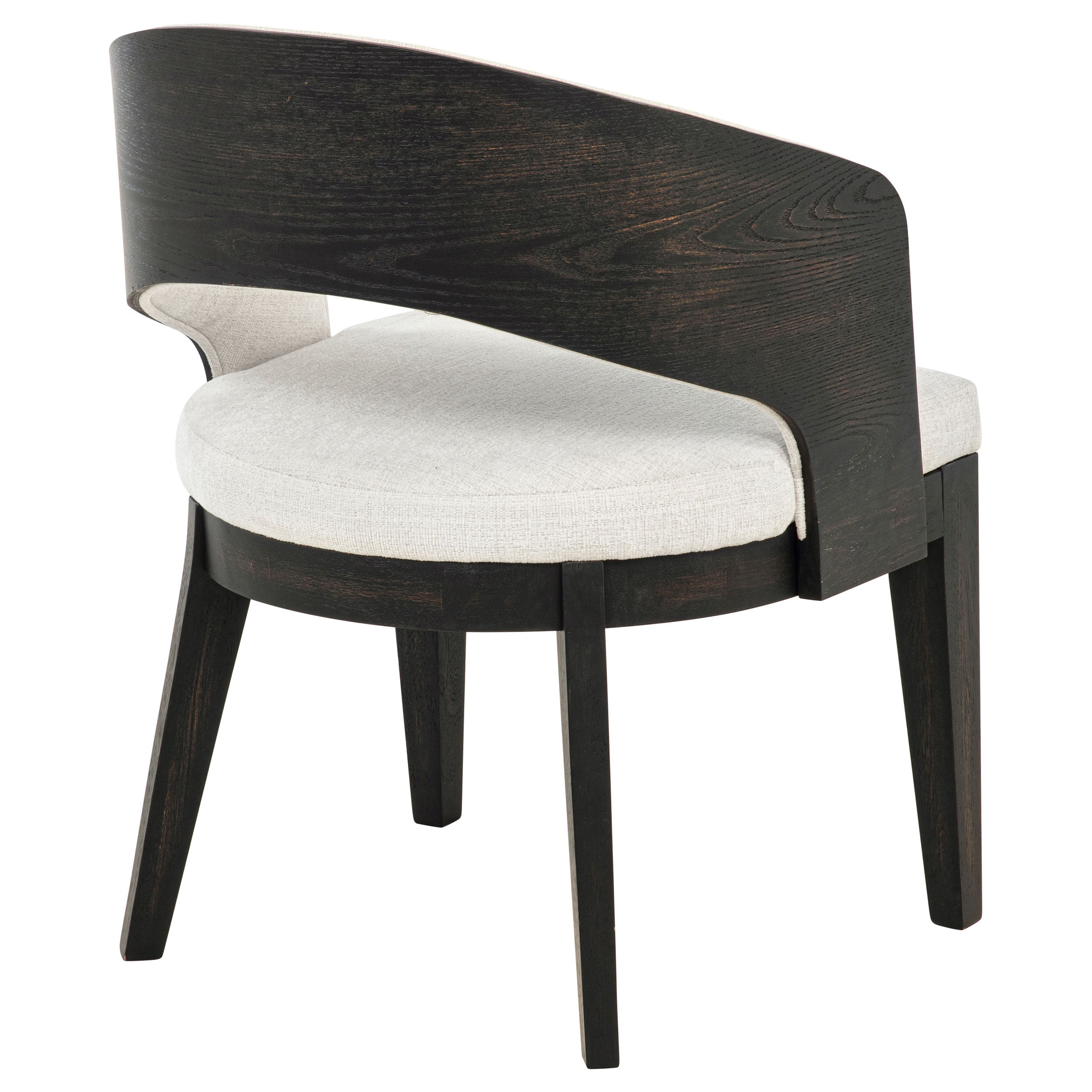 Leandro Upholstered Dining Arm Chair Cream (Set of 2) — view 9