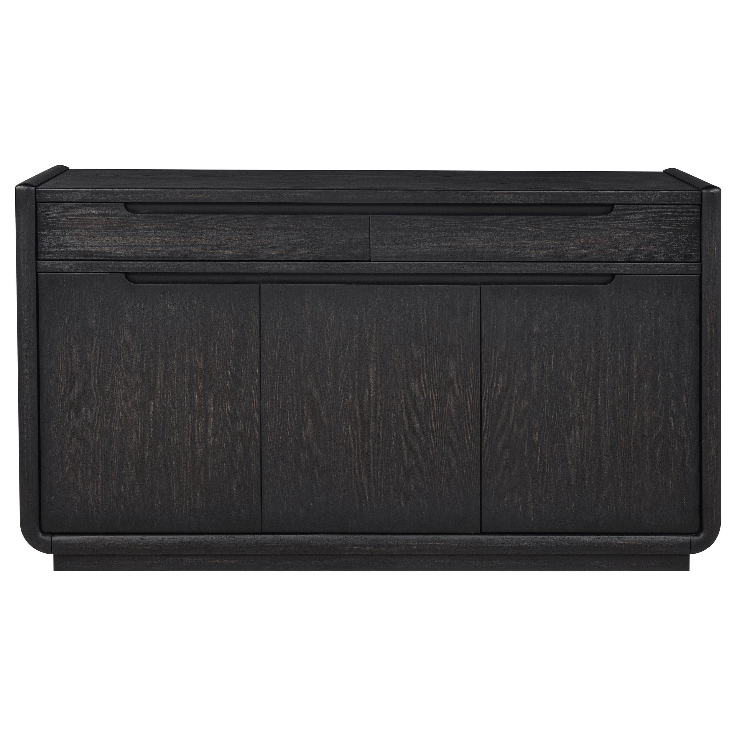 Leandro 2-drawer Dining Sideboard Server Burnished Black — view 3