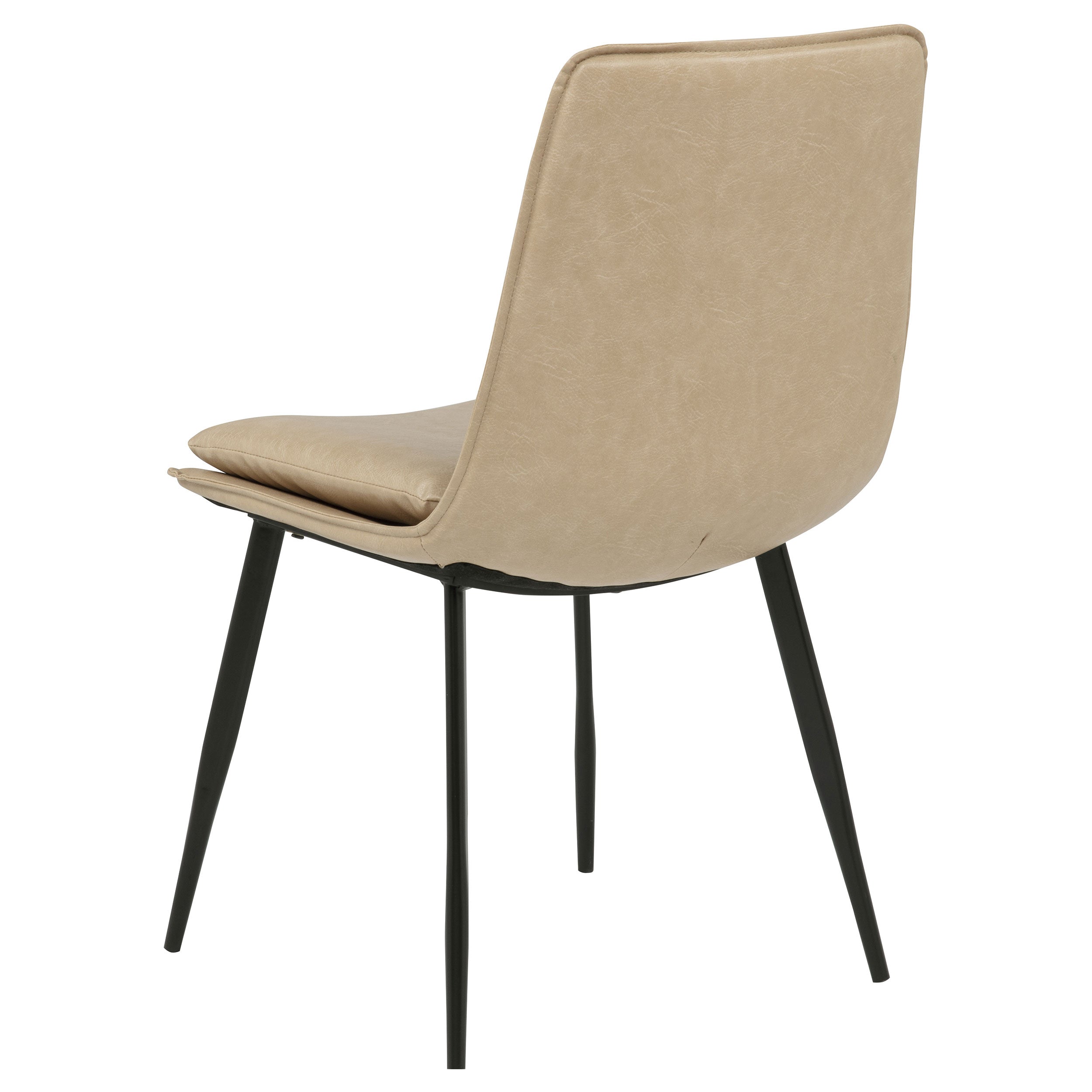Ortega Upholstered Dining Side Chair Tan (Set of 2) — view 7