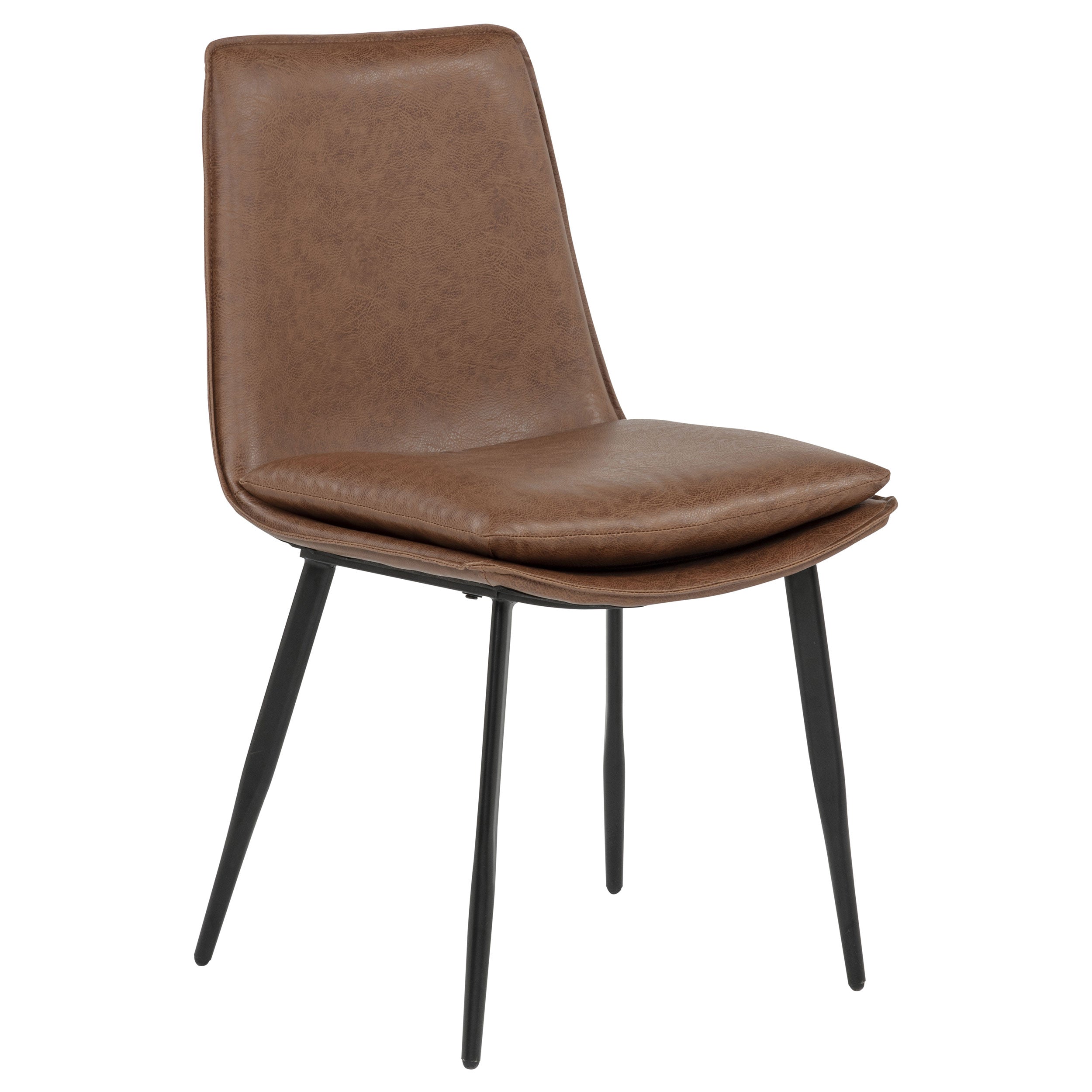 Ortega Upholstered Dining Side Chair Coffee (Set of 2) — view 3