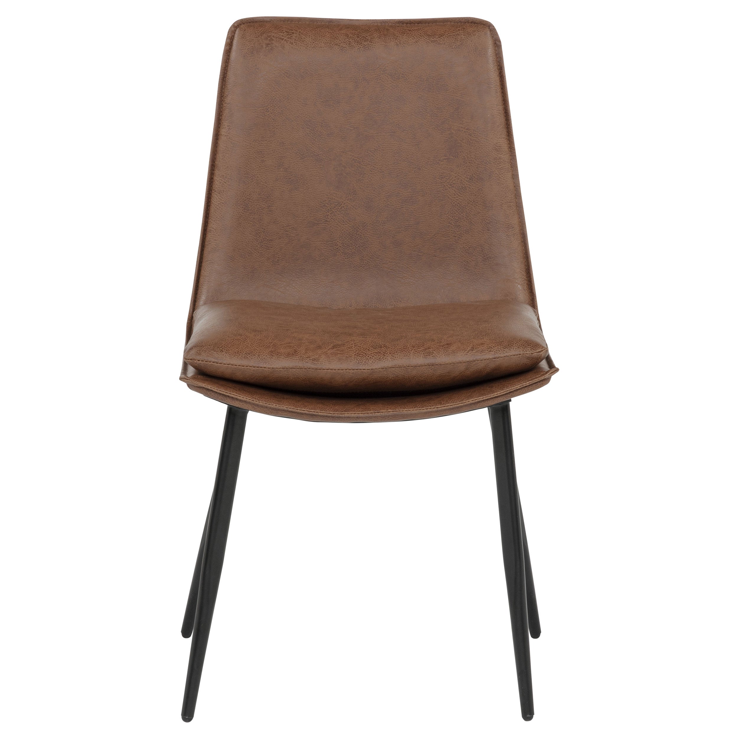 Ortega Upholstered Dining Side Chair Coffee (Set of 2) — view 4
