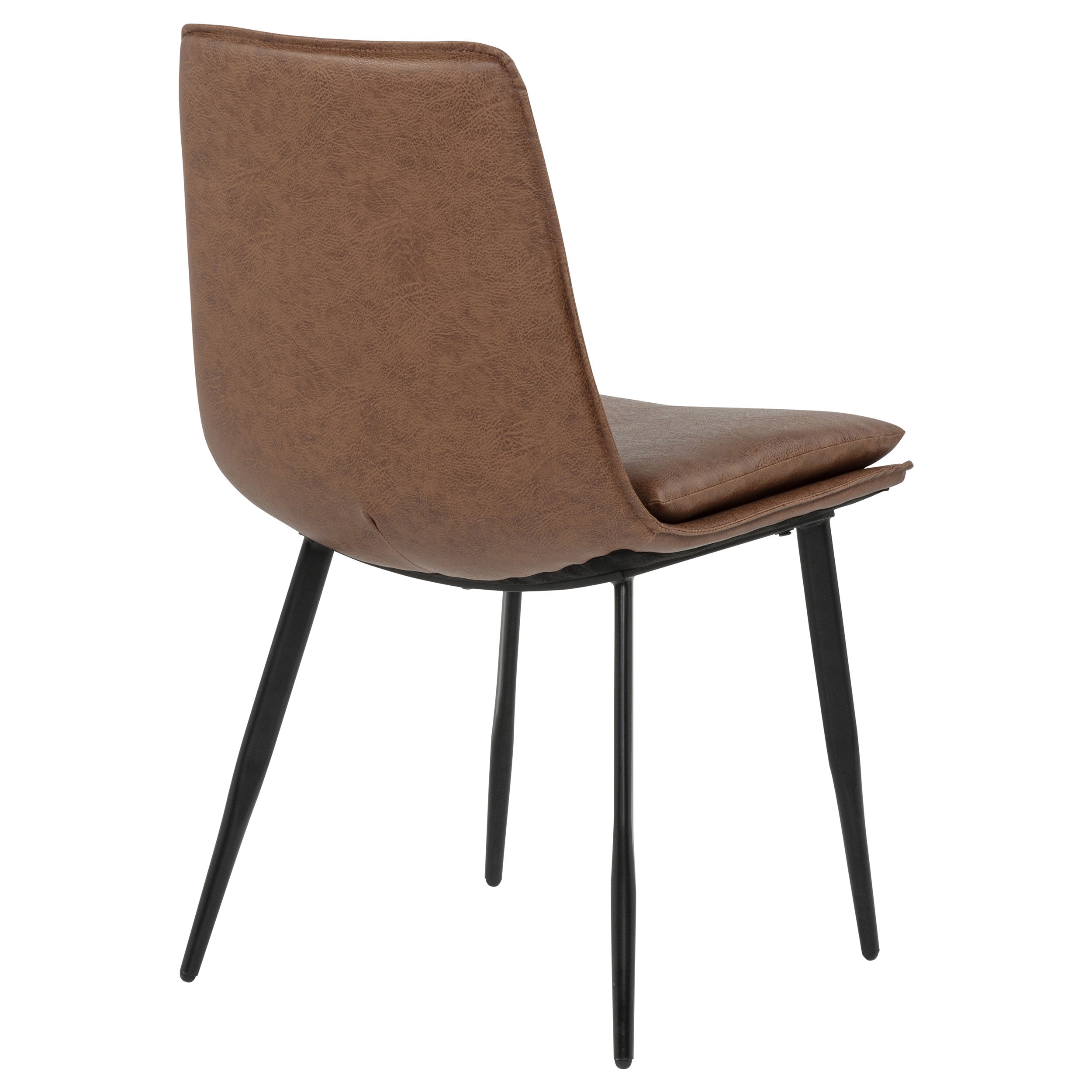 Ortega Upholstered Dining Side Chair Coffee (Set of 2) — view 9