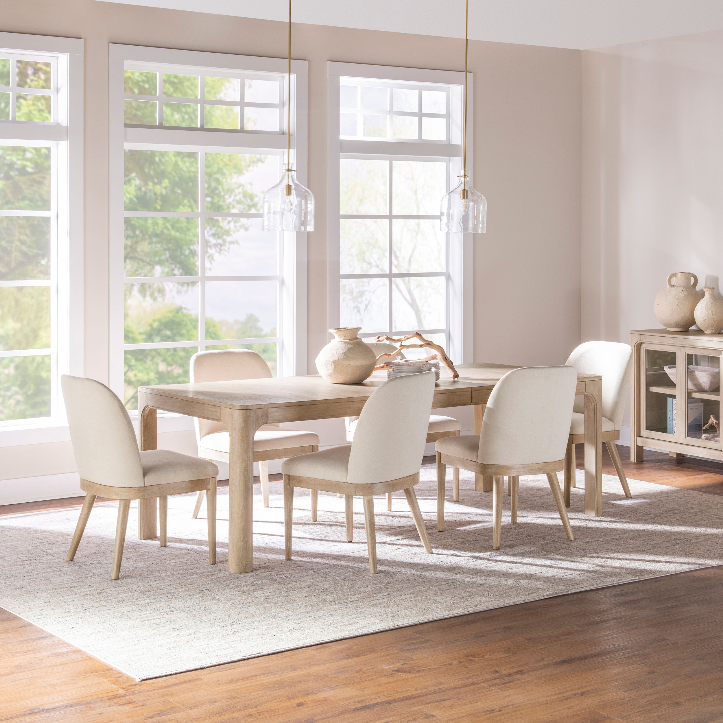 Solano 7-piece Extension Table Dining Set Weathered Mango — view 1