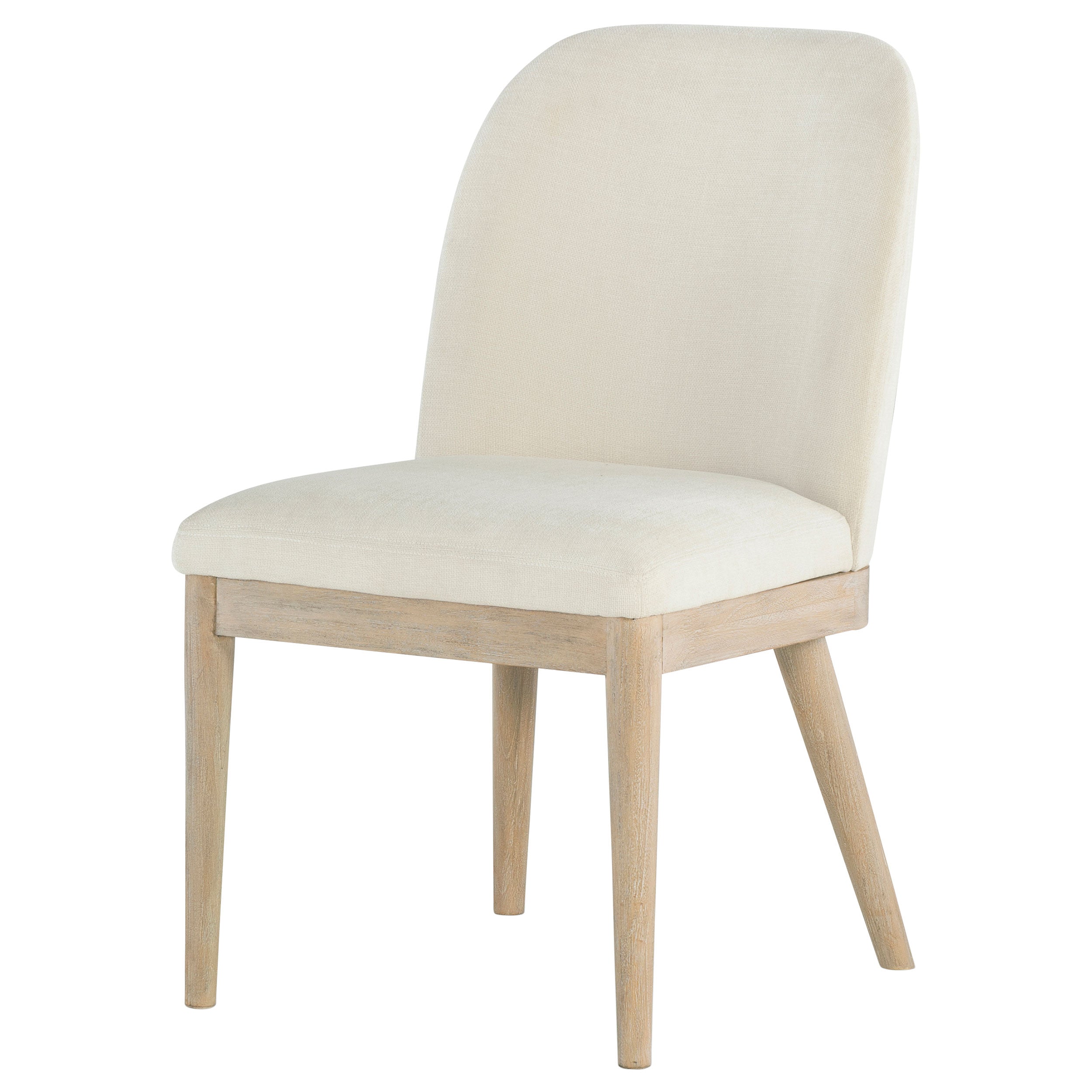 Solano Upholstered Dining Side Chair Beige (Set of 2) — view 5