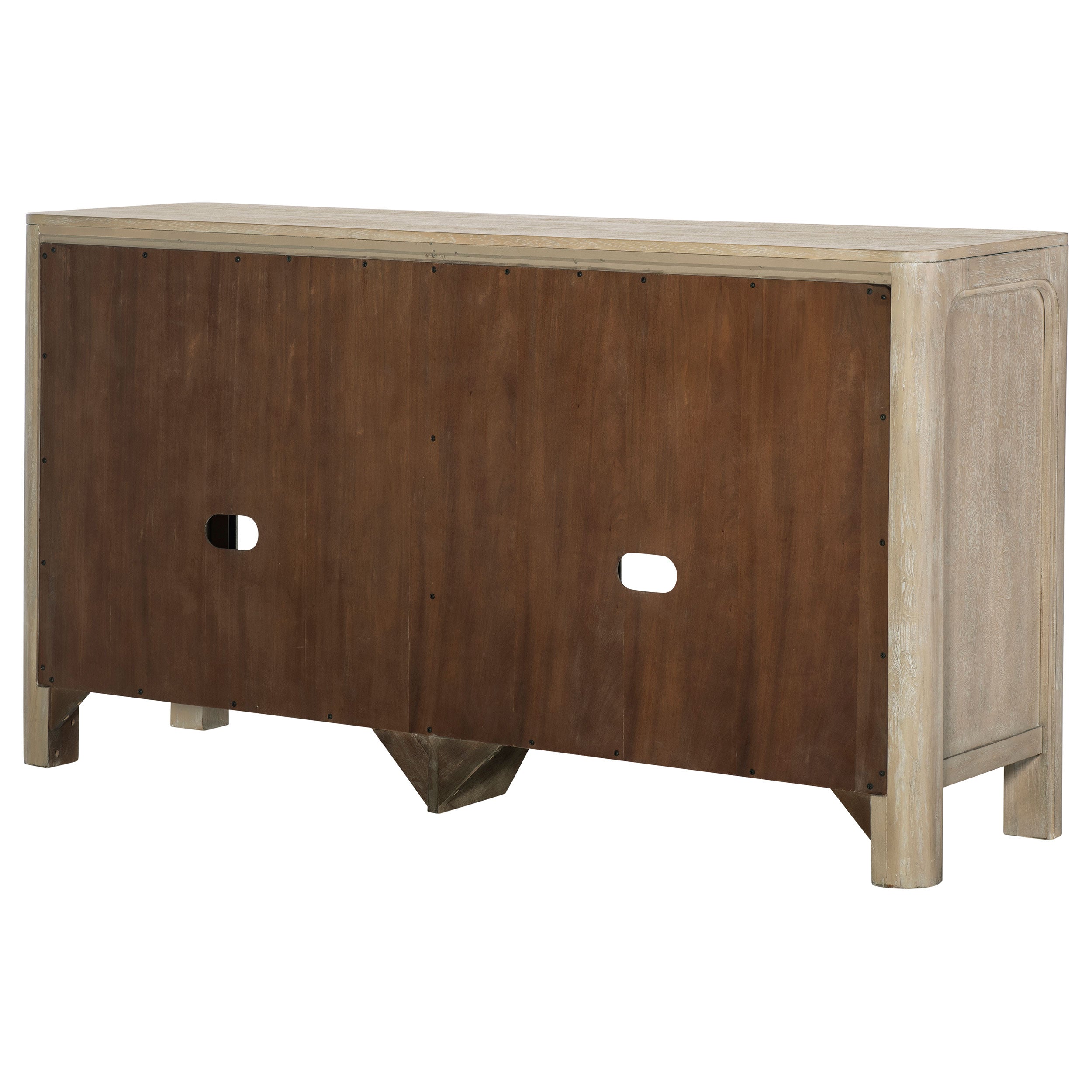 Solano Sliding Door Dining Sideboard Server Weathered Mango — view 11
