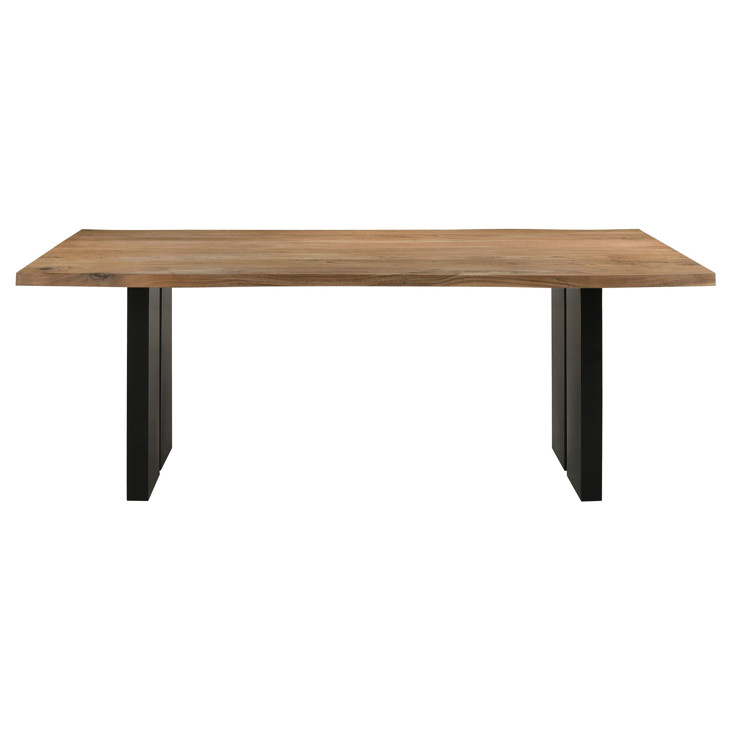 Bradshaw 80-inch Live Edge Wood Dining Table Natural Acacia — view 3