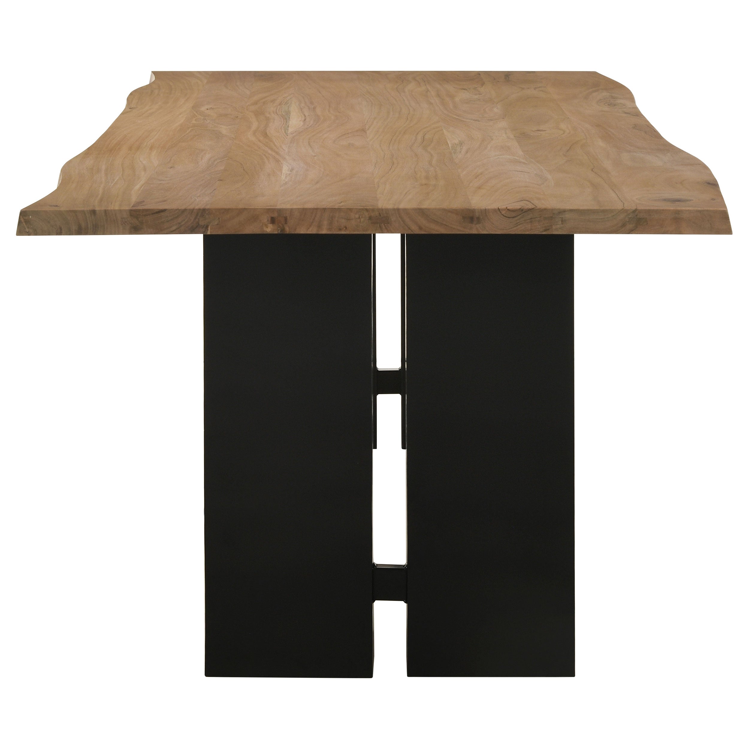 Bradshaw 80-inch Live Edge Wood Dining Table Natural Acacia — view 4