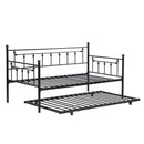 Daybed with trundle  BLACK