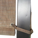 13' X 7.7' Outdoor Pergola Sun Shade Cover Cloth Patio Canopy Hdpe Permeable With Grommets - Brown