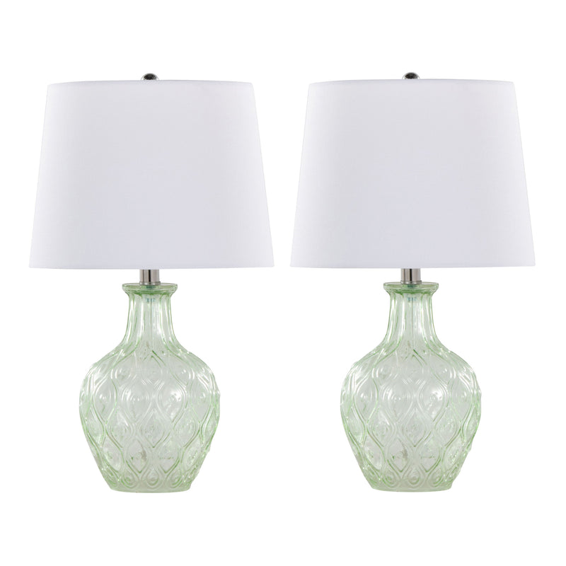 Gloria - Round Contemporary Lamp (Set of 2)