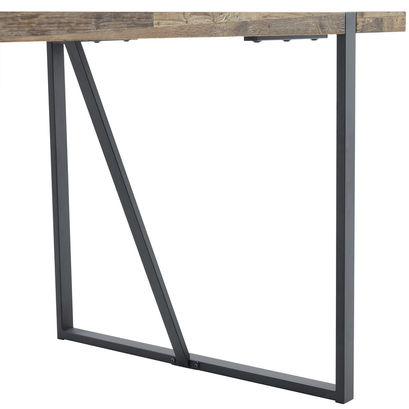 Industrial Rectangular Dining Table For 4 - 6 People