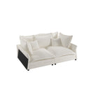 Modern Comfy Upholstered Sofa Cloud Couch, Deep Seat Couches With Multiple Large Soft Pillows