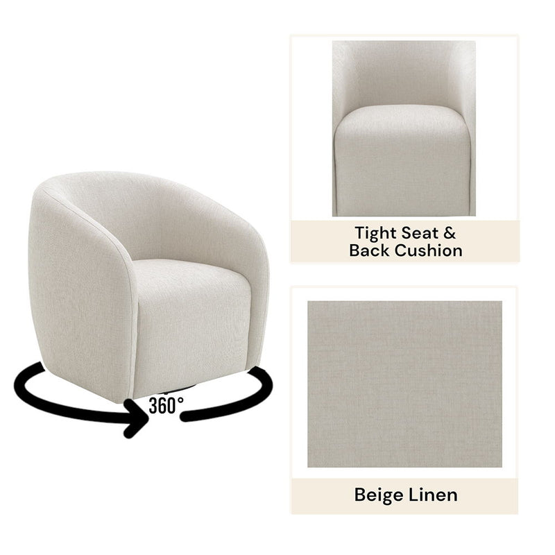 Etienne - Chair With Swivel