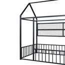House Frame With Fence And Shelves