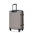 3 Piece Luggage Sets Lightweight Suitcase With Two Hooks, Spinner Wheels, Tsa Lock