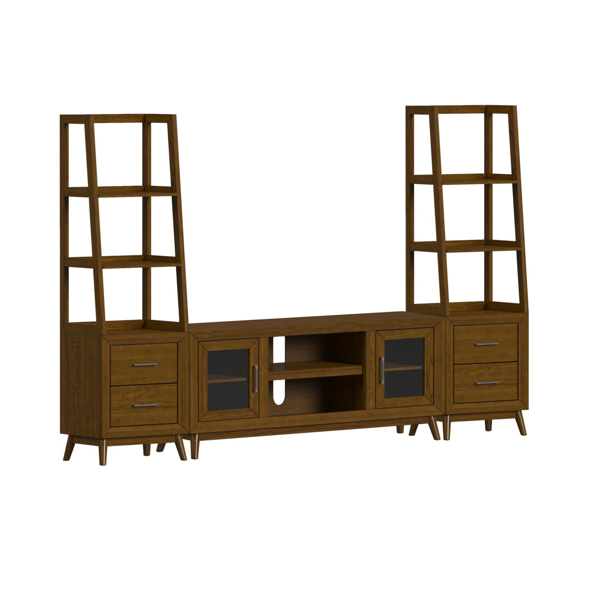 Santa Barbara Entertainment Unit in Dark Brown by Elements International