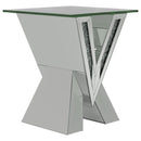 Taffeta - Mirrored Coffee Table Set