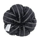 Stripe Pumpkin Decor, For Holiday Halloween Decoration - Black / White