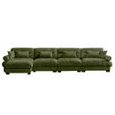 Super Comfort Oversized Modular Sectional Sofa With Movable Ottoman