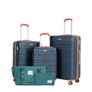 5 Piece Set Hard Case Spinner Wheels Luggage Sets With Tsa Lock