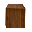 TV Stand, Media Console With Adjustable Shelves - Walnut