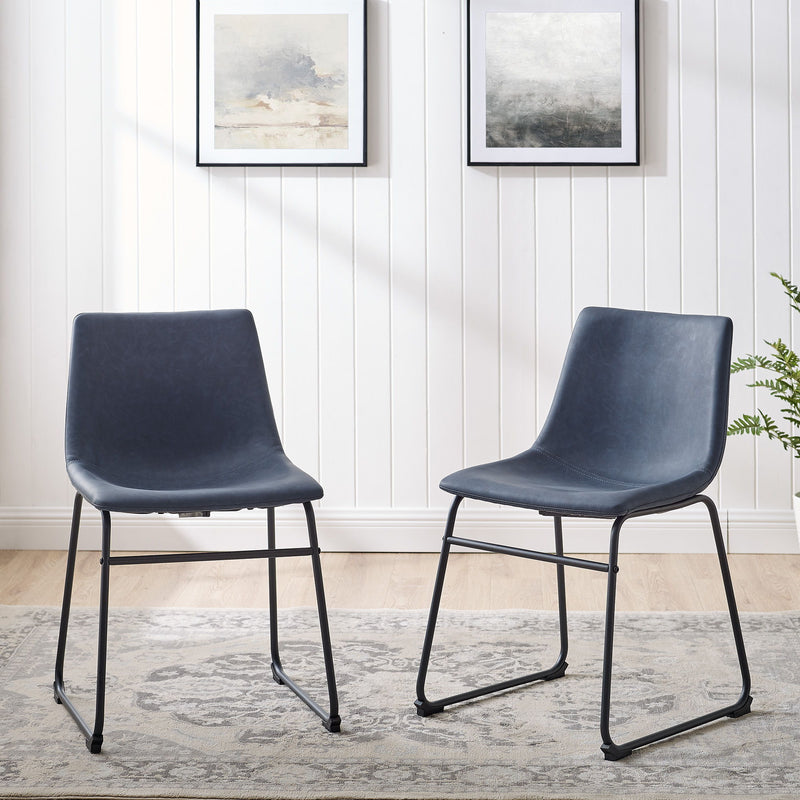 Industrial Dining Chairs (Set of 2)