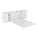 Murphy Bed With Shelves, Cabinets And USB Ports